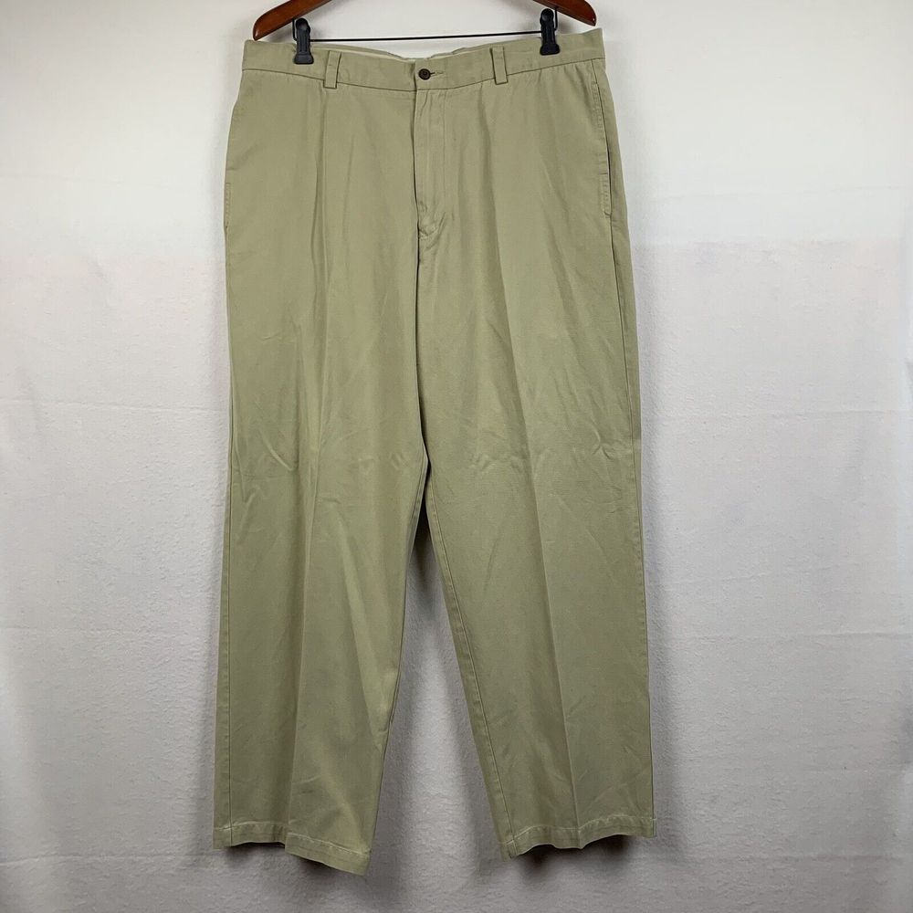 Vintage Tommy Bahama Pants Mens 38 Brown Tan‎ Tencel Cotton Lightweight Casual